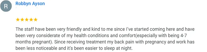 Chiropractic Auburn WA Robbyn Ayson Testimonial