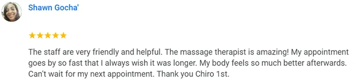 Chiropractic Auburn WA Shawn Gocha Testimonial