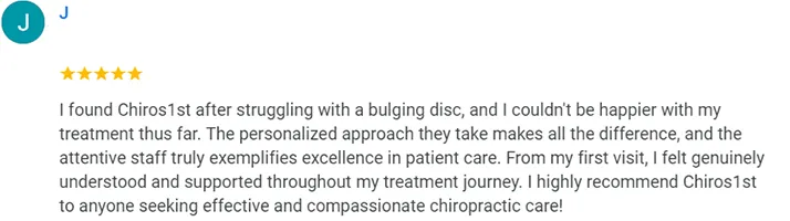 Chiropractic Everett WA J Testimonial