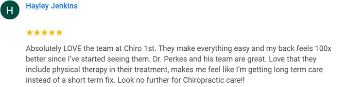 Chiropractic Federal Way WA Hayley Jenkins Testimonial