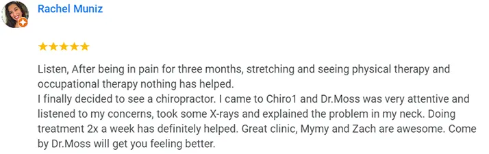 Chiropractic Federal Way WA Rachel Muniz Testimonial