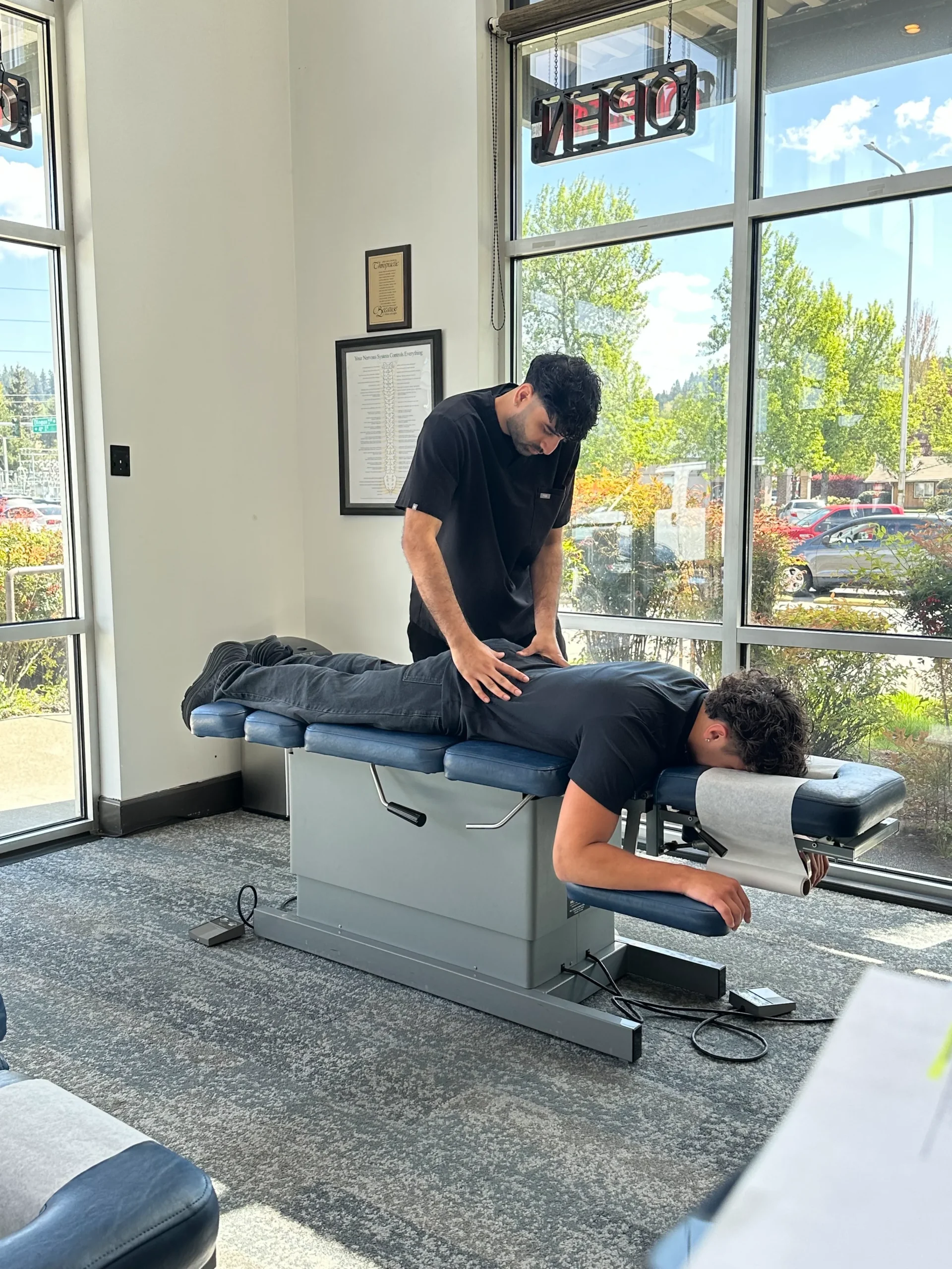 Sciatica at Chiro 1st