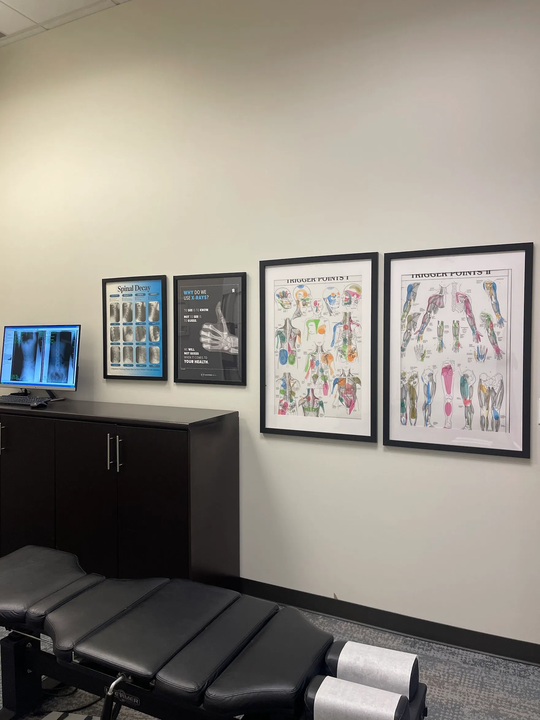 Treatment room at a Chiro 1st clinic
